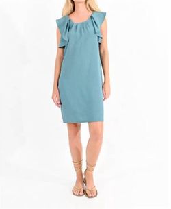 Style 1-213637260-1691 MOLLY BRACKEN Blue Size 16 Straight Mini Cocktail Dress on Queenly