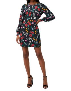 Style 1-2209941289-425 Yumi Kim Black Size 8 Free Shipping Print Mini Cocktail Dress on Queenly