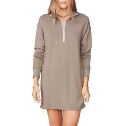 Style 1-2248606969-149 MONROW Nude Size 12 Olive Spandex Long Sleeve Mini Cocktail Dress on Queenly