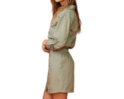 Style 1-2318652602-70 MONROW Green Size 0 Long Sleeve 1-2318652602-70 Casual Wedding Guest Cocktail Dress on Queenly