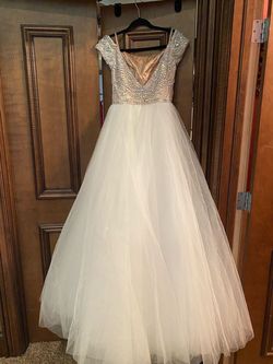 Sherri Hill White Size 6 50 Off Floor Length Pageant Ball gown on Queenly