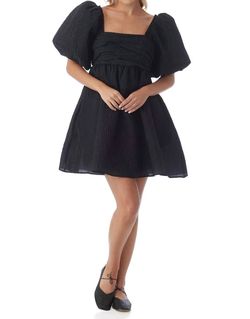 Style 1-2407710609-149 Crosby by Mollie Burch Black Size 12 Fitted Free Shipping Sorority Cocktail Dress on Queenly