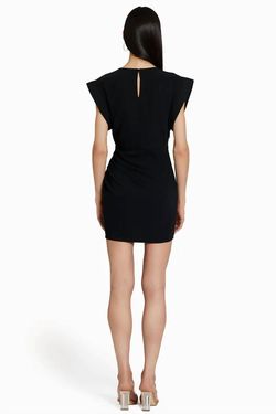 Style 1-2592567085-149 Amanda Uprichard Black Size 12 Polyester Free Shipping Tall Height Cocktail Dress on Queenly