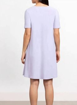Style 1-2779886729-1498 Sympli Purple Size 4 Pockets Lavender Sorority Rush Polyester Cocktail Dress on Queenly