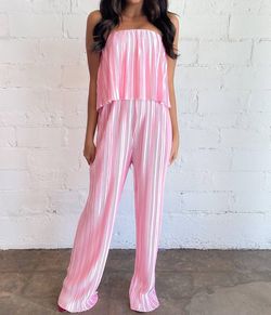 Style 1-2800870673-892 Sky to Moon Pink Size 8 Polyester Free Shipping Tall Height Jumpsuit Dress on Queenly