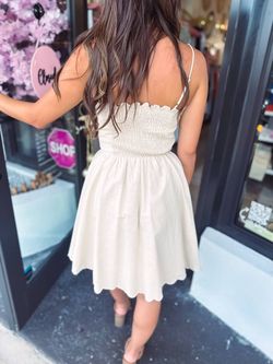 Style 1-2859737250-74 LUCY PARIS White Size 4 Bachelorette 1-2859737250-74 Bridal Shower Engagement Cocktail Dress on Queenly