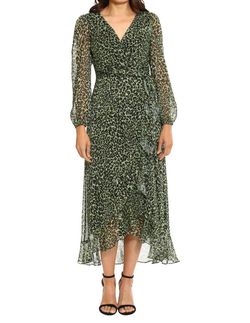 Style 1-3512872430-397 LONDON TIMES Green Size 14 Floor Length Military Free Shipping Straight Dress on Queenly