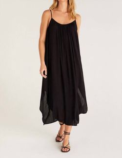 Style 1-3535074610-149 Z Supply Black Size 12 Spaghetti Strap Pockets Free Shipping Tall Height Cocktail Dress on Queenly