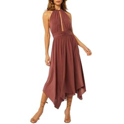 Style 1-3572241253-70 Misa Los Angeles Brown Size 0 Halter Keyhole 50 Off 1-3572241253-70 Cocktail Dress on Queenly