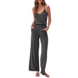 Style 1-3594729068-149 Michael Stars Gray Size 12 Grey Plus Size Jumpsuit Dress on Queenly