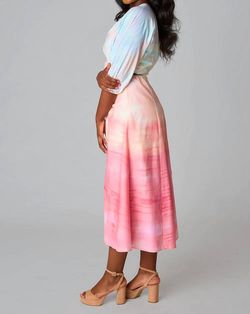 Style 1-3615859093-892 BUDDYLOVE Pink Size 8 V Neck Free Shipping Jersey Polyester Cocktail Dress on Queenly