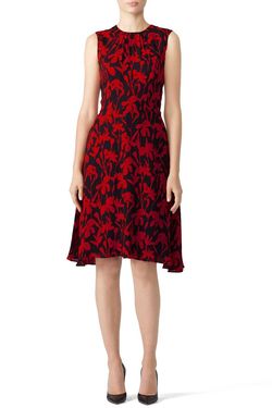 Style 1-3624460853-5-1 MILLY Red Size 0 Tall Height Keyhole Cocktail Dress on Queenly