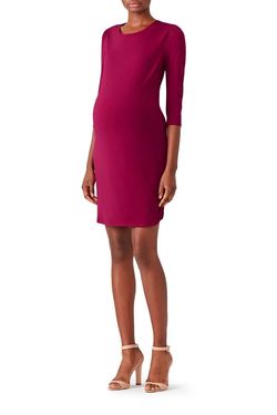 Style 1-385109598-892-1 Rosie Pope Pink Size 8 Sleeves Jersey Cocktail Dress on Queenly