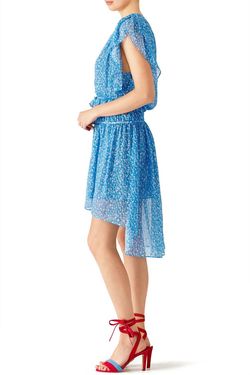 Style 1-390734277-70-1 THE KOOPLES Blue Size 0 Mini Tulle Tall Height Cocktail Dress on Queenly