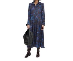 Style 1-3985277176-70 RACHEL COMEY Blue Size 0 Floral Belt Straight Dress on Queenly