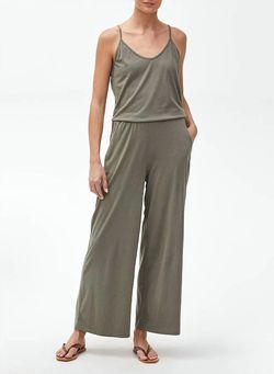 Style 1-412170987-149 Michael Stars Green Size 12 Tall Height Olive Casual Jumpsuit Dress on Queenly