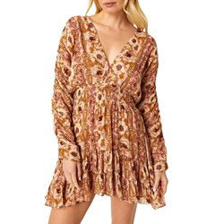 Style 1-419432348-70 Misa Los Angeles Nude Size 0 Sleeves V Neck Tall Height Cocktail Dress on Queenly