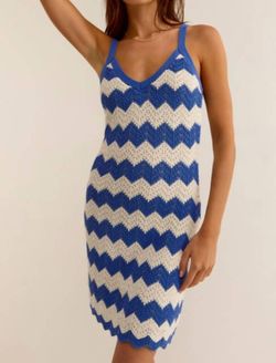 Style 1-4243275732-149 Z Supply Blue Size 12 Fitted Mini Cocktail Dress on Queenly