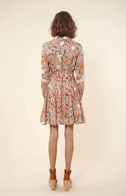 Style 1-4247777442-149 HALE BOB Multicolor Size 12 Belt Mini Tall Height Cocktail Dress on Queenly