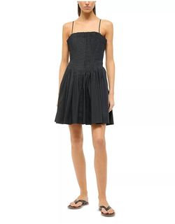 Style 1-4269006999-1498 STAUD Black Size 4 Jersey Corset Cocktail Dress on Queenly
