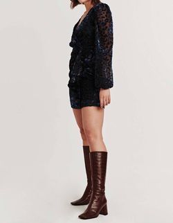 Style 1-4289260382-892 DEAR JOHN DENIM Blue Size 8 Long Sleeve Cocktail Dress on Queenly