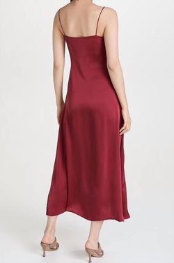Style 1-448531637-5 Rosetta Getty Red Size 0 1-448531637-5 Satin Cocktail Dress on Queenly