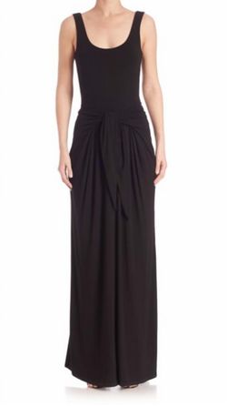 Style 1-806254731-70 L'Agence Black Tie Size 0 Military 1-806254731-70 Straight Dress on Queenly