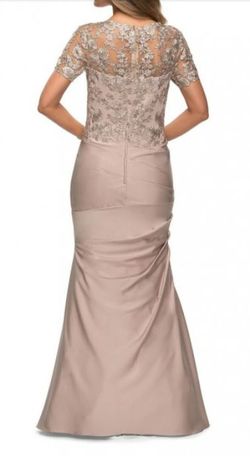 Style 27989 La Femme Nude Size 10 Bridgerton Lace Ball gown on Queenly