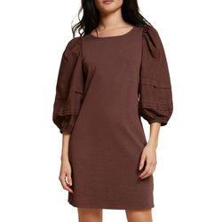 Style 1-998245043-70 Nation LTD Brown Size 0 Mini High Neck Cocktail Dress on Queenly
