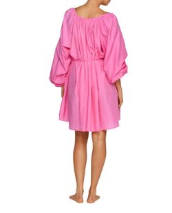 Style 1-1005518289-74 MIKOH Pink Size 4 Sleeves Cocktail Dress on Queenly