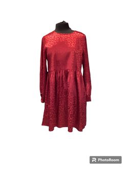 Style 1-1087146828-149 umgee Red Size 12 Plus Size Print Cocktail Dress on Queenly