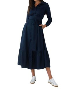 Style 1-1102866247-70 MONICA NERA Blue Size 0 Tall Height Navy Pockets Free Shipping Cocktail Dress on Queenly