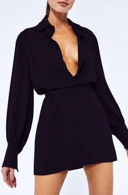 Style 1-1468675497-149 ALEXIS Black Size 12 Long Sleeve Cocktail Dress on Queenly