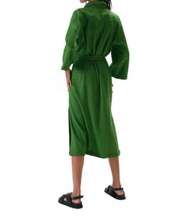 Style 1-1527607997-892 RUE STIIC Green Size 8 Summer Long Sleeve Cocktail Dress on Queenly