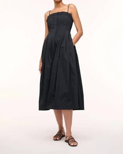 Style 1-1560200255-98 STAUD Black Size 10 Corset Spandex Jersey Spaghetti Strap Cocktail Dress on Queenly