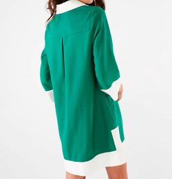 Style 1-1585698521-70 ABBEY GLASS Green Size 0 Mini Sorority Rush High Neck Pockets Cocktail Dress on Queenly