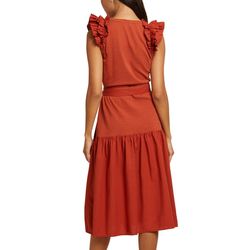 Style 1-1799222907-74 Nation LTD Orange Size 4 Free Shipping Cocktail Dress on Queenly