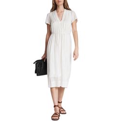 Style 1-1863359955-892 Rag & Bone White Size 8 Sleeves Free Shipping Tall Height Cocktail Dress on Queenly