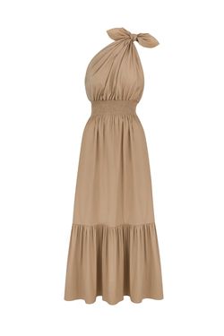 Style 1-1981959885-149 MONICA NERA Nude Size 12 Floor Length A-line Plus Size Straight Dress on Queenly
