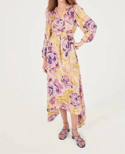 Style 1-2112841388-149 CHUFY Yellow Size 12 Long Sleeve Sleeves Pockets Straight Dress on Queenly