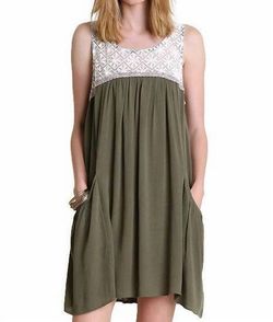 Style 1-2150409227-74 umgee Green Size 4 Lace Free Shipping Olive Cocktail Dress on Queenly