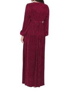 Style 1-2168742246-1691 Mikarose Red Size 16 Long Sleeve Straight Dress on Queenly