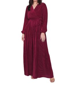 Style 1-2168742246-1691 Mikarose Red Size 16 Long Sleeve Straight Dress on Queenly