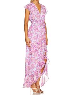 Style 1-2288653403-892 Amanda Uprichard Pink Size 8 Sleeves Side slit Dress on Queenly