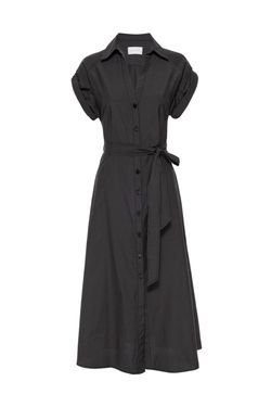 Style 1-233498229-149 Brochu Walker Black Size 12 A-line Polyester High Neck Plus Size Cocktail Dress on Queenly