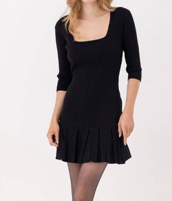 Style 1-2497287379-74 sundays Black Size 4 1-2497287379-74 Square Neck Mini Cocktail Dress on Queenly