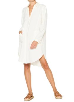 Style 1-2548214488-70 Brochu Walker White Size 0 Sleeves High Neck Cocktail Dress on Queenly