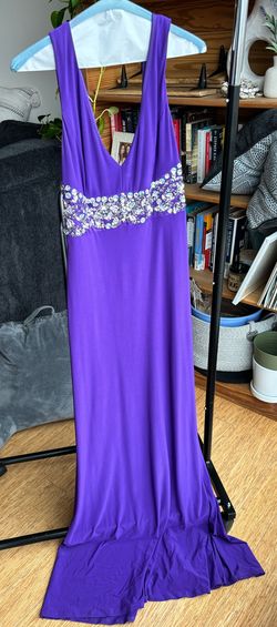 Purple Size 6 A-line Dress on Queenly