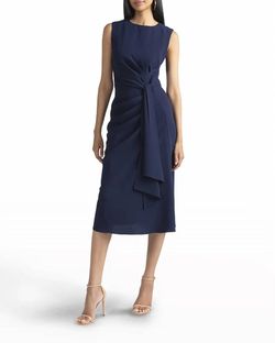 Style 1-2613916197-649 Shoshanna Blue Size 2 Tall Height Navy Cocktail Dress on Queenly