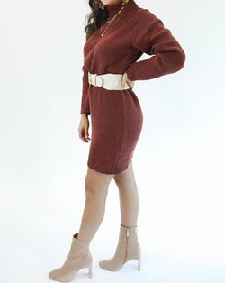 Style 1-2654920353-149 entro Brown Size 12 Straight Polyester Plus Size Cocktail Dress on Queenly